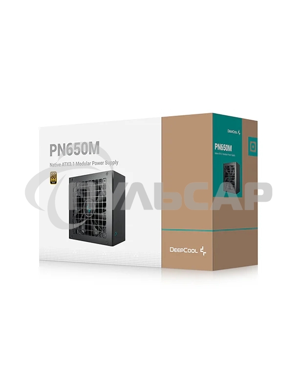Блок питания Deepcool / GamerStorm PN650M, 650Вт, 80 PLUS Gold, 120мм, модульный, черный