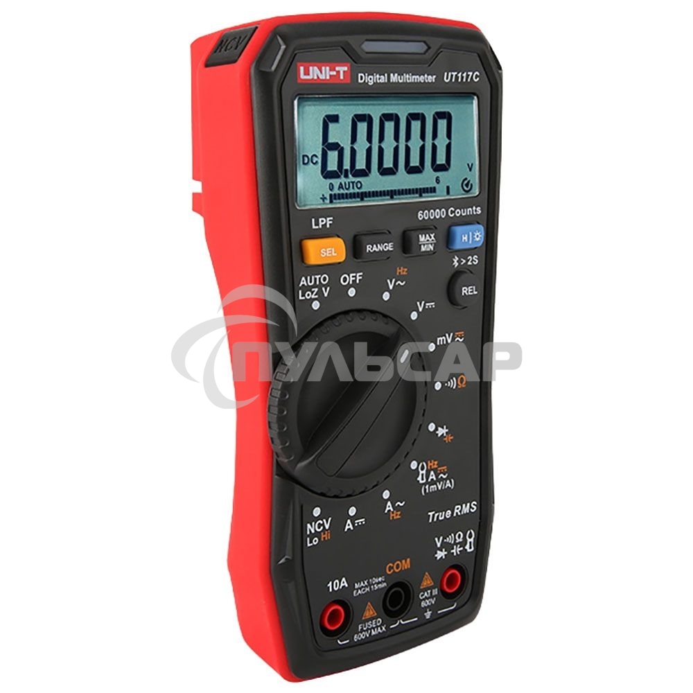 Цифровой мультиметр UNI-T UT117C Bluetooth 60000 отсчетов True RMS