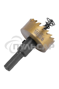 Коронка по металлу Denzel HSS, 32 мм, нитридтитановое покрытие