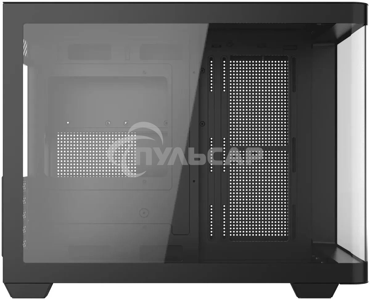 Компьютерный корпус Bloody BD-CC112 черный без БП mATX 9x120мм 2xUSB 3.0 audio bott PSU