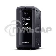 Источник бесперебойного питания UPS CyberPower VP700EILCD Line-Interactive 700VA/390W USB/RS-232/RJ11/45 (6 IEC С13)