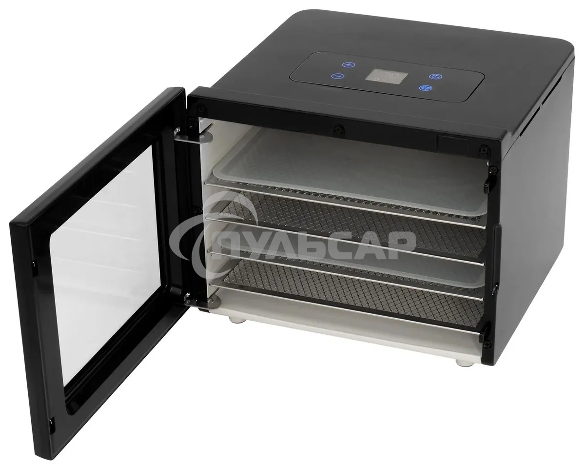 Сушка для фруктов и овощей Hyundai HYFD-1204 8под. 400Вт черный