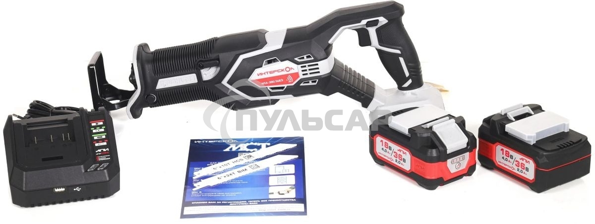 Сабельная пила Интерскол НПА-200/36В аккум. 3000ход/мин ДА (833.2.2.70)