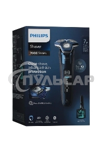 Электробритва роторная Philips S7885/50 реж.эл.:3 питан.:аккум. синий
