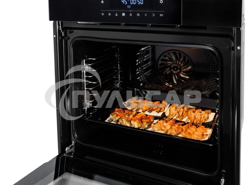 Духовой шкаф-пароварка электрический встраиваемый Graude BMDP 60.1 E черный/серебристый