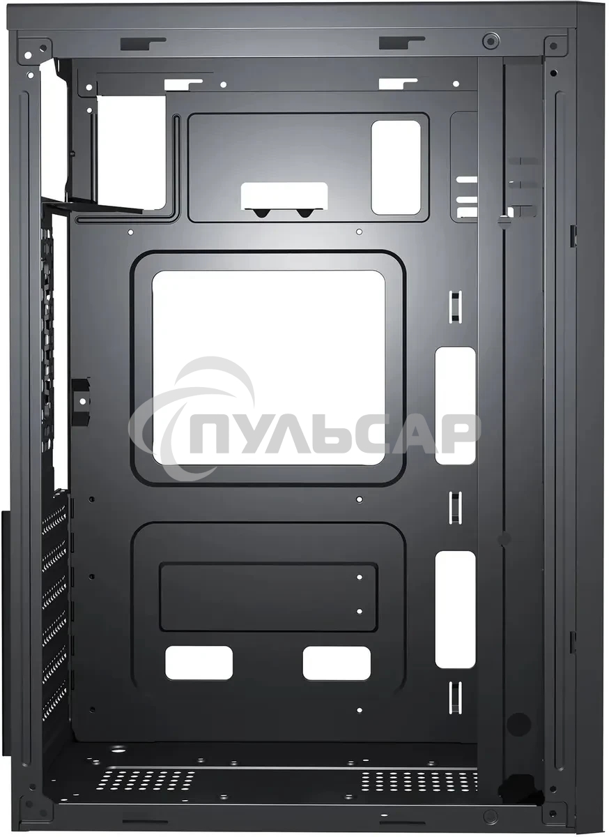 Компьютерный корпус KingPrice KPCC-MD203 черный без БП ATX 1x80мм 3x120мм 2xUSB 2.0 audio