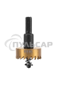 Коронка по металлу Denzel HSS, 35 мм, нитридтитановое покрытие