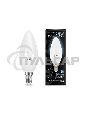 Лампа светодиодная LED Gauss Candle E14 9.5Вт 4100К