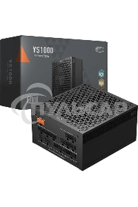 Блок питания PCCooler P5-YS1000-G1F, 1000Вт, 80 PLUS Gold, 135мм, модульный, черный