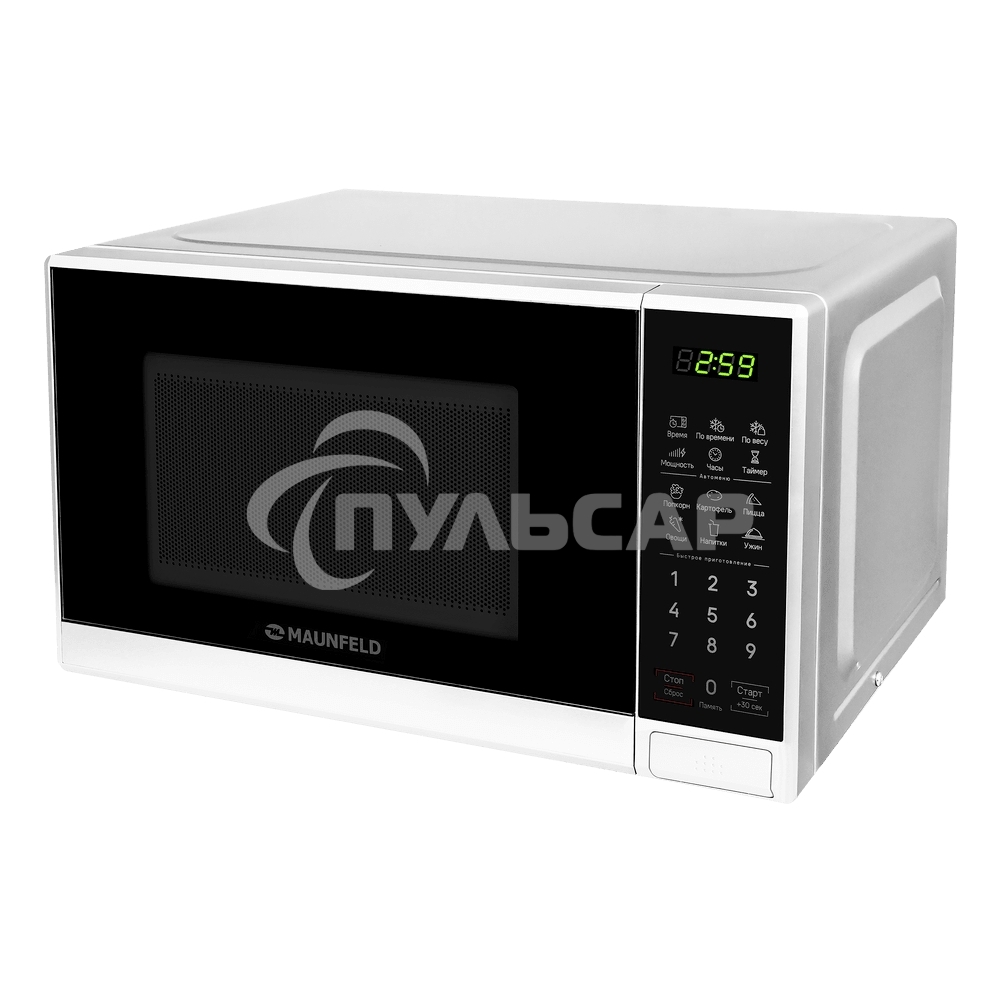Микроволновая печь MAUNFELD MFSMO720EW07 белый, 20 л, 700 Вт, переключатели - сенсор