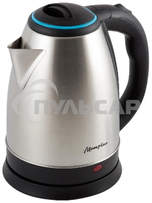 Чайник электрический Матрена MA-001 1,8 л, сталь,цвет крышки голубой (005456)