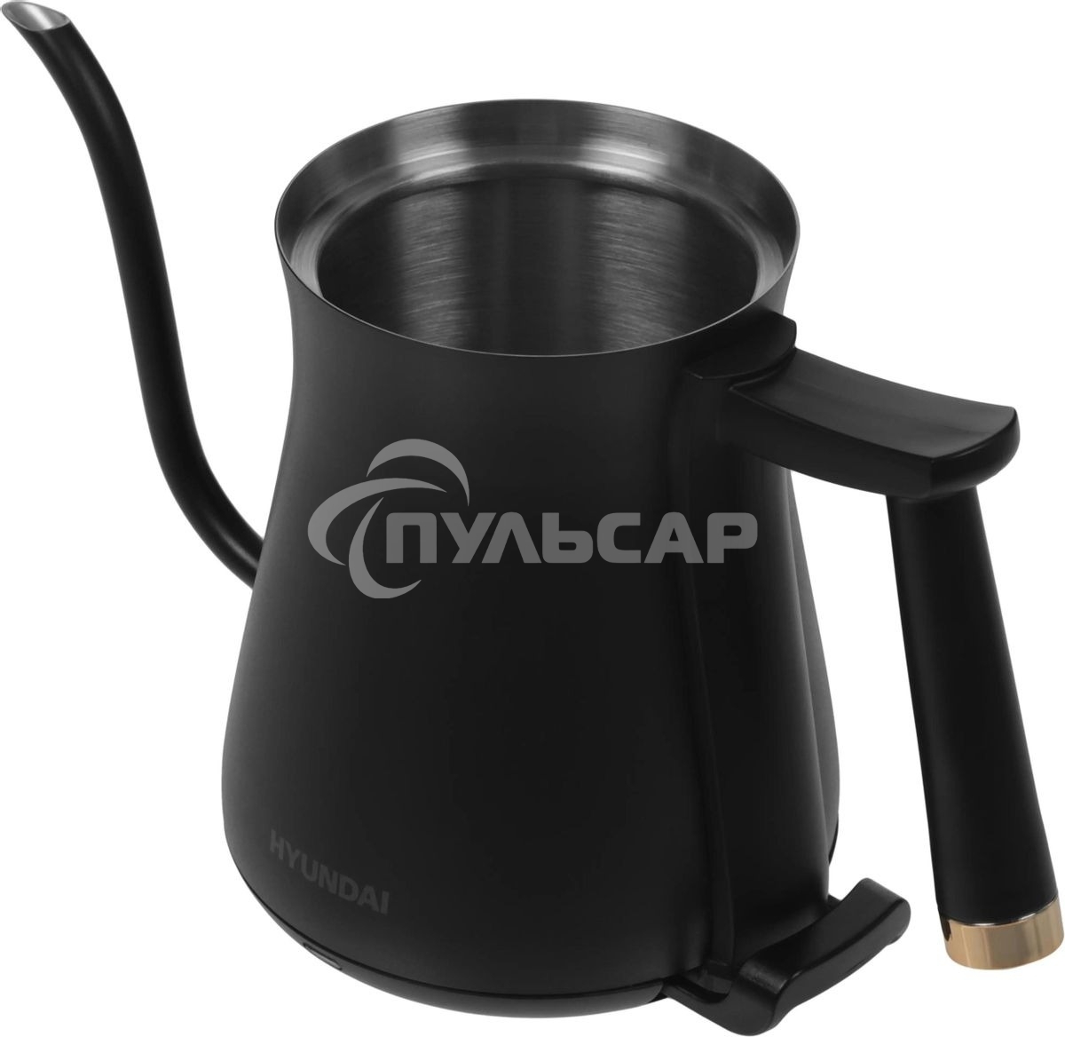 Чайник электрический Hyundai HYK-S5500 0.7 л, 1000 Вт, черный