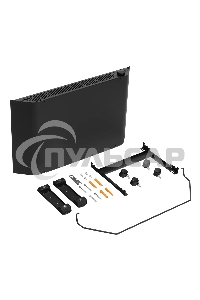 Конвектор Denzel XCE-1500B черный, 1500 Вт, 20 м2, термостат