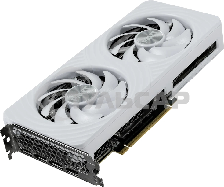 Видеокарта Palit RTX 5060Ti WHITE OC 8Gb GDDR7 128bit 3xDP HDMI 2FAN RTL белый