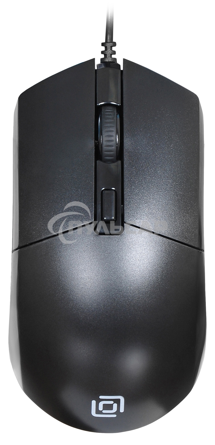 Мышь проводная Oklick 207M черный, 2400 dpi, USB, кнопки - 4