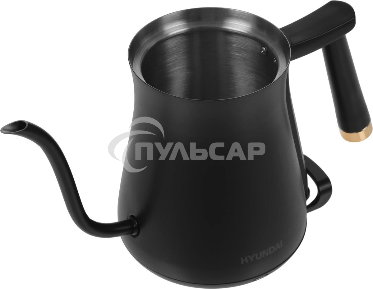 Чайник электрический Hyundai HYK-S5500 0.7 л, 1000 Вт, черный