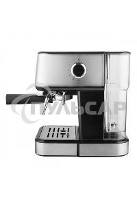 Кофеварка эспрессо (рожковая) BQ CM9000 серебристый, исп. кофе - молотый, 1.5 л, 1100 Вт, 15 бар