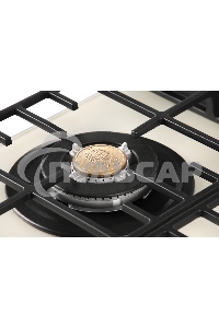 Газовая варочная панель HIBERG VM 9155 Y, бежевый