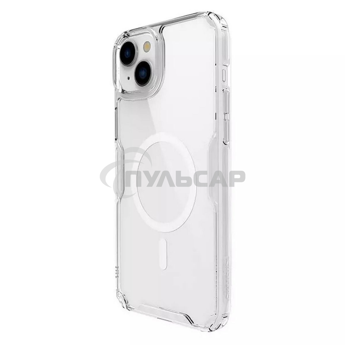 Чехол Nature TPU Pro Magnetic Case, белый, (AP IP15)