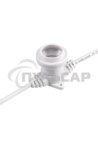 Гирлянда Neon-night Белт-Лайт 2 жилы, 50м, шаг 40см, 125 патронов E27, IP65, белый круглый провод