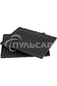 Электрогриль Hyundai HYG-4046 2200Вт черный/серебристый