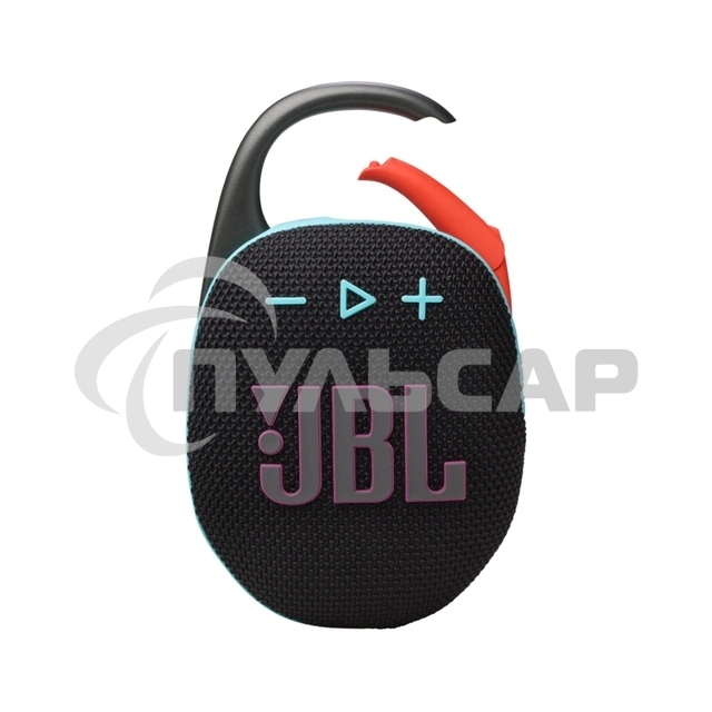 Колонка портативная JBL Clip 5 черный/оранжевый 7W Mono BT 10м 1400mAh
