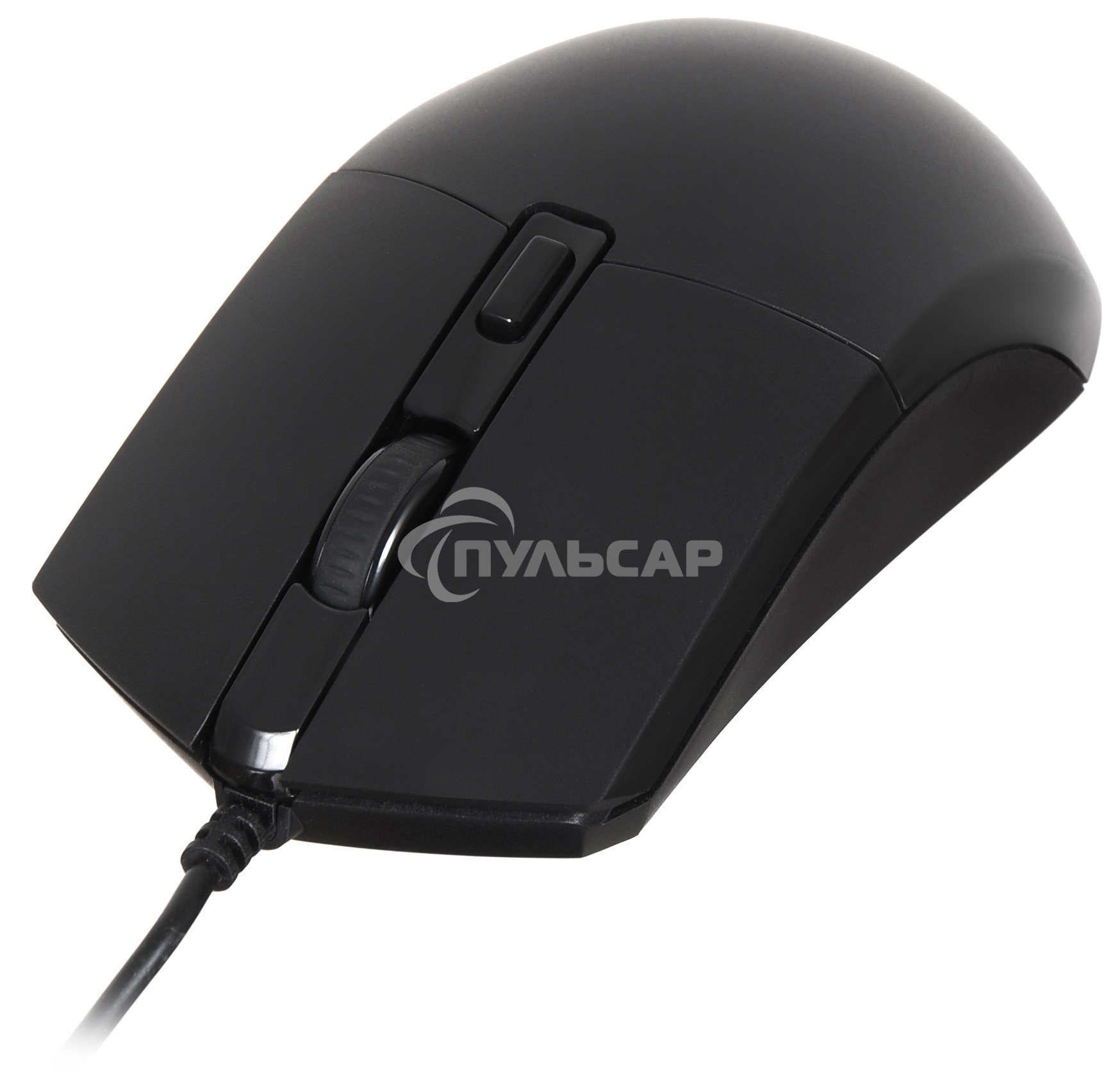 Мышь проводная Oklick 207M черный, 2400 dpi, USB, кнопки - 4