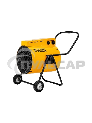 Тепловая пушка Denzel SFH-15000, 400 В, желтый, 120/9000/15000 Вт, 150 м2, термостат