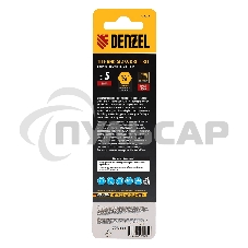 Сверло по керамической плитке Denzel 5 мм, крестовая пластина, 6-гр. хвостовик