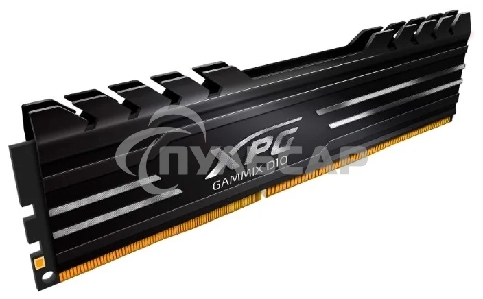 Оперативная память XPG Gaммix D10, DDR4, 16Gb (2x8Gb), 3200MHz, CL16, UDIMM, с радиатором, черный