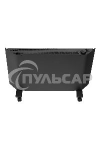 Конвектор Denzel XCE-1500B черный, 1500 Вт, 20 м2, термостат