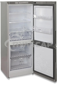 Холодильник Бирюса Б-M6041 металлик двухкамерный 183/85л морозилка снизу