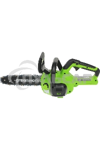 Цепная пила аккумуляторная GreenWorks G24CS25K4, 24V, 25см, c АКБ 4А·ч и ЗУ (2007707UB)