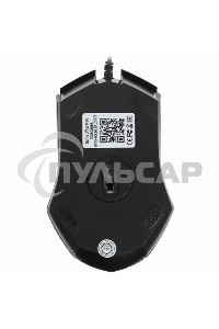 Мышь проводная Qumo Office M14 черный, 1000 dpi, USB, кнопки - 3