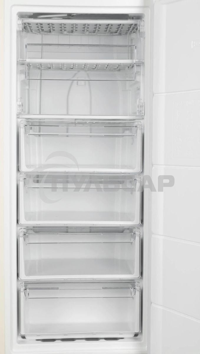 Морозильная камера Indesit DSZ 4150 E, бежевый, 204л, 6 ящиков