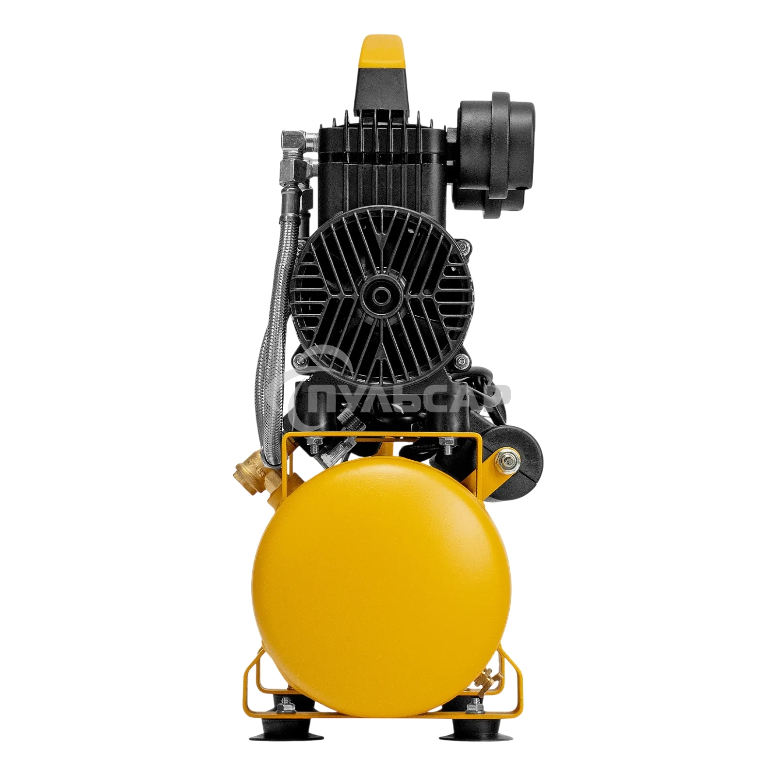 Компрессор безмасляный малошумный Denzel DLP-950/10, 950 Вт,10 л, 2850 об/мин, 170 л/мин