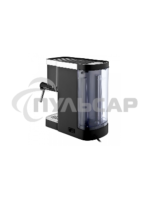 Кофеварка рожковая BRAYER BR1100 черный, исп. кофе - молотый, 1,25 л, 1500 Вт, 15 бар