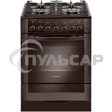 Плита комбинированная Gefest 6502-03 0030 коричневый, конфорок 4 газовых, духовка 55 л, 60 см x 85 см x 60 см