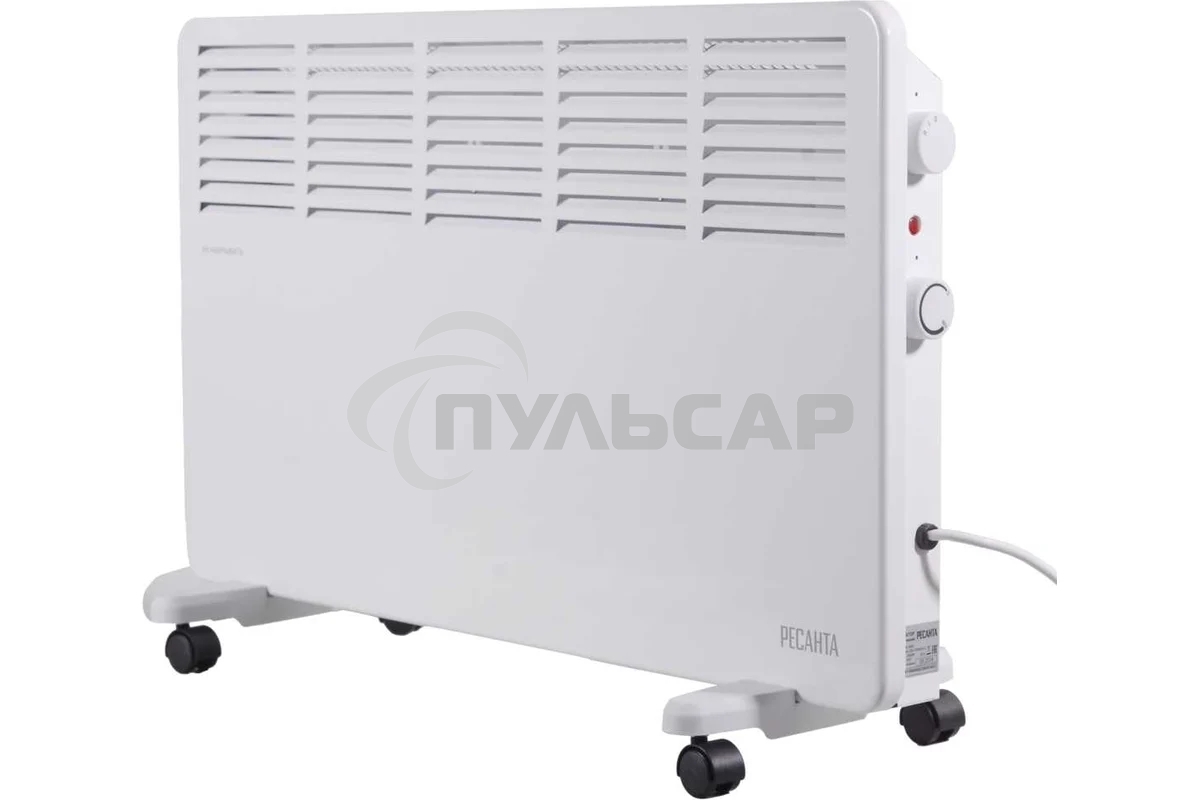 Конвектор Ресанта ОК-2000 белый, 2000 Вт, 25 м2, термостат