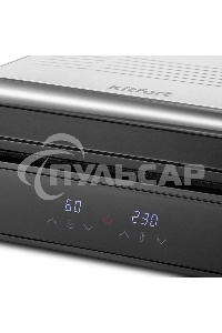 Электрогриль Kitfort КТ-3664 2000Вт серебристый/черный