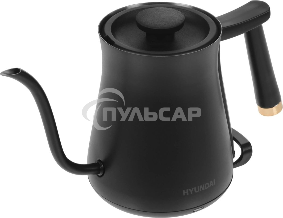 Чайник электрический Hyundai HYK-S5500 0.7 л, 1000 Вт, черный