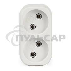 Плоский разветвитель Smartbuy (SBE-10-A02-2) 2 гнезда без заземления плоский 10А 250B