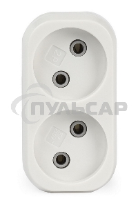 Плоский разветвитель Smartbuy (SBE-10-A02-2) 2 гнезда без заземления плоский 10А 250B