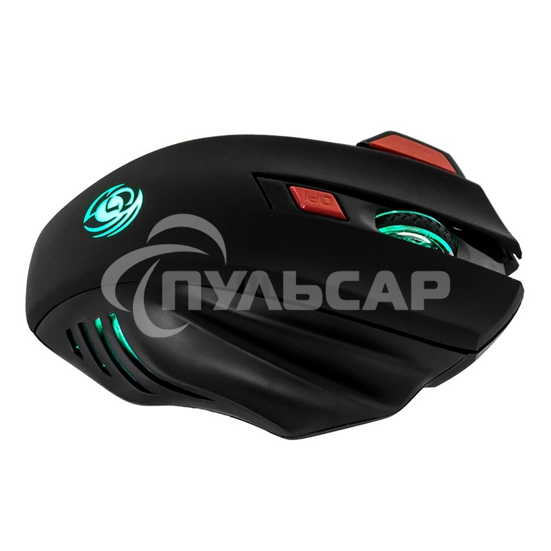 Мышь беспроводная Dialog Gan-Kata MRGK-14UR черный, 1600 dpi, радиоканал, USB, кнопки - 6