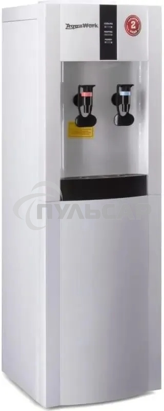 Кулер Aqua Work 16-LDR напольный электронный белый/черный