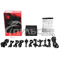 Блок питания Bloody BD-PS1250P, 1250 Вт, 80 PLUS Platinum, 140мм, модульный, черный