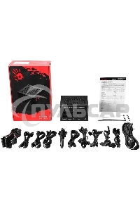 Блок питания Bloody BD-PS1250P, 1250 Вт, 80 PLUS Platinum, 140мм, модульный, черный