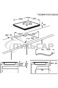 Индукционная варочная панель Electrolux LIV63431BW независимая, белый