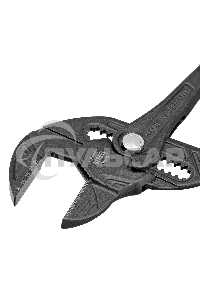 Клещи переставные Denzel кнопочный механизм, обливные рукоятки, сантехнические, 250 мм