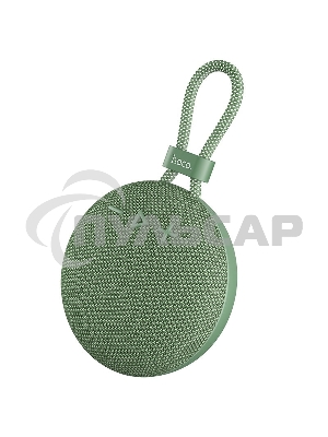 Портативная колонка круглая HOCO BS60 зеленый